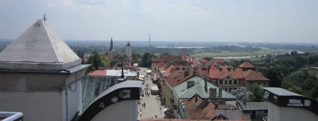 Sandomierz - widok z Bramy Opatowskiej. Fot. WG